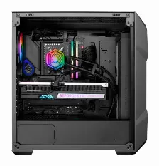 Gabinete Cooler Master Td500 Max Full Torre, 4x Vent Rgb, Enfriamiento Liquido 360mm, Fuente 850w Gold, Gris