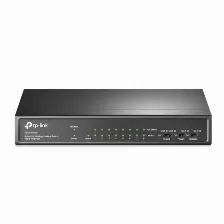 Switch Tp-link 9 Puertos, 8 Puertos Poe, Fast Ethernet (10/100), No Administrado