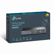 Switch Tp-link Tl-sg1024de Gestionado, L2, Cantidad De Puertos 24, Gigabit Ethernet (10/100/1000), 48 Gbit/s, Negro