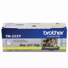 Tóner Brother Tn-223y Original, Amarillo, Compatibilidad Hl-l3210cw, Hl-l3230cdw, Hl-l3270cdw, Hl-l3290cdw, Mfc-l3710cw, Mfc-l3750cdw, Mfc-l3770cdw, Rinde 1300 Páginas