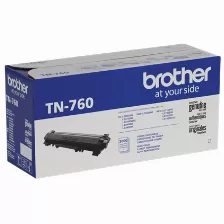 Tóner Brother Tn760 Original, Negro, Compatibilidad Dcp-l2550dw, Hl-l2350dw, Hl-l2370dw, Hl-l2370dw Xl, Hl-l2390dw, Hl-l2395dw, Mfc-l2710dw, Mfc-l2750dw, Mfc-l2750dw Xl, Mfc-l2690dw, Mfc-l2730dw, M...