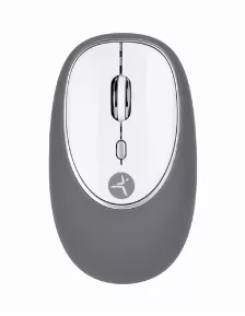 Mouse Techzone Jelly-mate Grey óptico, 3 Botones, 1200 Dpi, Interfaz Rf Inalámbrico, 10 M, Batería Aaa, Color Gris