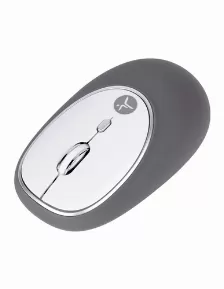 Mouse Techzone Jelly-mate Grey óptico, 3 Botones, 1200 Dpi, Interfaz Rf Inalámbrico, 10 M, Batería Aaa, Color Gris