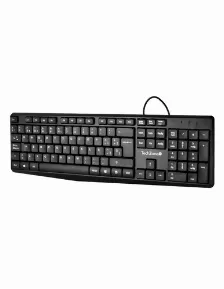 Teclado Techzone Teclado Alámbrico Alámbrico, Conexión Usb, 105 Teclas, Color Negro, Cable De 13.5 M