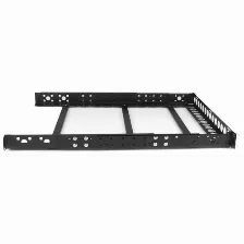 Riel Startech.com Tipo Riel De Estante, Color Negro, Material Acero, Peso Max. 25 Kg, Kit De Montaje Si, Tornillos Incluidos Si, Capacidad Del Rack 1u