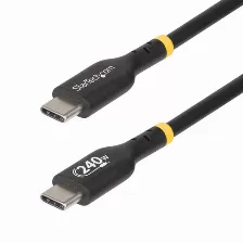 Cable Usb Startech.com Usb2epr1m Transferencia De Datos 480 Mbit/s, Color Negro