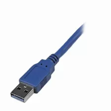 Cable Usb Startech.com Transferencia De Datos 5000 Mbit/s, Color Azul