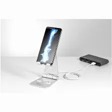 Soportes Startech.com Base Para Celular Y Tablet - Soporte Plegable Universal Para Dispositivos Móviles - Base Plegable Ergonómica Portátil Para Escritorio, Para Dispositivos De 4 A 13 Pulgadas, Te...