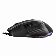 Mouse Perfect Choice V-930709 8 Botones, 7200 Dpi, Interfaz Usb Tipo A, Color Negro