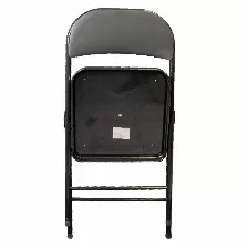 Silla Acojinada Modamob Vc188 Plegable, 45cmx 45cmx88cm, Tubo 22mmx0.8mm, Metalica, Color Negro, 120kg