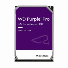 Disco Duro Western Digital Purple Pro 14 Tb, Serial Ata Iii, 7200 Rpm, Cache 512 Mb, 3.5