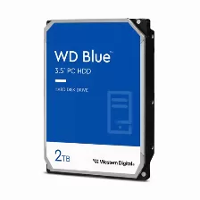 Disco Duro Western Digital Blue 2tb, Sata Iii, 6 Gbit/s, Cache 64mb, 5400rpm, 3.5 Pulgadas, Pc