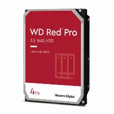 Disco Duro Western Digital Red Pro 4 Tb 4000 Gb, Serial Ata Iii, 7200 Rpm, Cache 256 Mb, 3.5