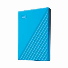 Disco Duro Externo Western Digital My Passport 4 Tb, 3.2 Gen 1 (3.1 Gen 1), Azul