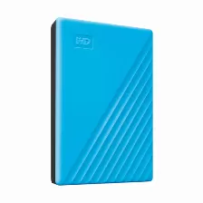 Disco Duro Externo Western Digital My Passport 4 Tb, 3.2 Gen 1 (3.1 Gen 1), Azul