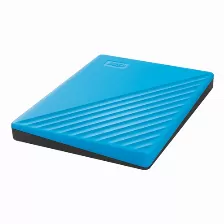 Disco Duro Externo Western Digital My Passport 4 Tb, 3.2 Gen 1 (3.1 Gen 1), Azul