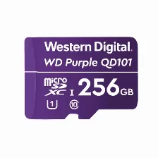 Memoria Microsdxc Western Digital Purple Sc Qd101, 256gb, Clase 10, Smart Video
