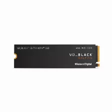 Ssd Western Digital Black Sn770, 2tb, M.2, Pci Express 4.0 Lectura 5150 Mb/s, Escritura 4850 Mb/s