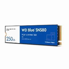 Ssd Western Digital Blue Sn580 500 Gb, M.2, Pci Express 4.0 Lectura 4000 Mb/s, Escritura 3600 Mb/s