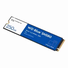 Ssd Western Digital Blue Sn580 500 Gb, M.2, Pci Express 4.0 Lectura 4000 Mb/s, Escritura 3600 Mb/s