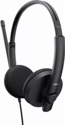 Audífonos Dell Auriculares Estéreo Dell - Wh1022 Diadema Para Llamadas/música, Micrófono Boom, Conectividad Alámbrico, Color Negro