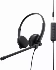 Audífonos Dell Auriculares Estéreo Dell - Wh1022 Diadema Para Llamadas/música, Micrófono Boom, Conectividad Alámbrico, Color Negro