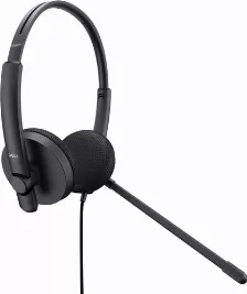 Audífonos Dell Auriculares Estéreo Dell - Wh1022 Diadema Para Llamadas/música, Micrófono Boom, Conectividad Alámbrico, Color Negro