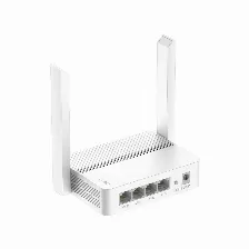 Ruteador Inalambrico Cudy Wr300,antenas 2, 2,4 Ghz, Wi-fi Lanx3, Wanx1, Blanco