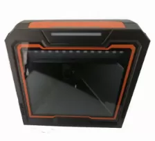 Lector De Codigo De Barras Syble Xb-8800 Tipo De Escaneo 1d/2d, Sensor Led, Alámbrico, Interfaz Usb, Color Negro, Naranja