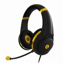 Audífonos 4gamers Xp-goldblk-m-4g Diadema Para Juego, Micrófono Boom, Conectividad Alámbrico, Conector De 3.5 Mm Si, Color Negro, Oro