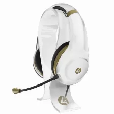 Audífonos 4gamers Xp-goldr-wht-4g Diadema Para Juego, Micrófono Boom, Conectividad Alámbrico, Color Oro, Blanco