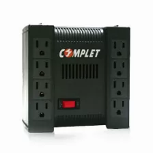 Regulador Complet Xp 1300 8 Salidas Ac, Potencia 1.3 Kva / 650 W, Proteccion Sobrecarga, Color Negro