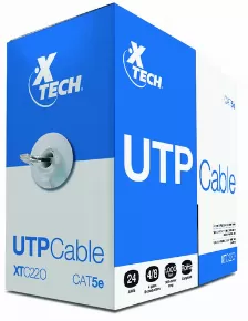 Cable De Red Xtech Xtc-220, 305 M, Cat5e, U/utp (utp)