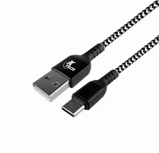 Cable Usb Xtech Xtc-511 Transferencia De Datos 480 Mbit/s, Color Negro, Blanco