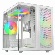 Gabinete Gamer Xzeal Cubo, Argb, Ventana Cristal, Caja Maltrada