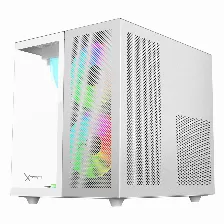 Gabinete Gamer Xzeal Cubo, Argb, Ventana Cristal, Caja Maltrada