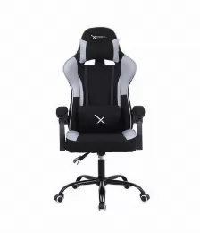 Silla Gamer Deportiva Xzeal Xz20, Acero, Textil, Alto Desempeno, Piston C3, Soporte Lumbar Negro/gris (xzsxz20b)