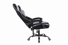 Silla Gamer Deportiva Xzeal Xz20, Acero, Textil, Alto Desempeno, Piston C3, Soporte Lumbar Negro/gris (xzsxz20b)