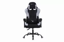 Silla Gamer Deportiva Xzeal Xz20, Acero, Textil, Alto Desempeno, Piston C3, Soporte Lumbar Negro/gris (xzsxz20b)