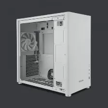 Gabinete Yeyian Hussar Plus Midi Tower, Pc, Soporta Atx, Micro Atx, Mini-itx, 7 Ranuras De Expansión, Color Blanco, Ventana Lateral Si, Fuente De Alimentación No, 1 X Usb 3.2, 0 X Usb 2.0