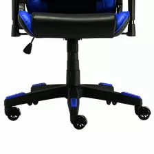 Silla Gamer Yeyian Cadira 1150 Asiento Acolchado, Reposa-brazos Si, Base Metal, Peso Máximo 150 Kg, Color Negro, Azul