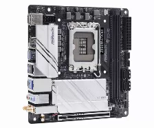 Tarjeta Madre Asrock Z690m-itx/ax Lga 1700, 2 Ddr4-sdram, Sata Iii 4, 1x M.2, Mini Itx, 1x Hdmi, 1x Displayports, 1x Usb 2.0, 1x Usb 3.2 Gen 1