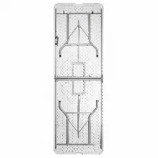 Mesa Modamob Plegable Tipo Portafolio 2.44x0.76x0.74mts, Tubo 25mm Diametro, Panel 4.3cm De Grosor