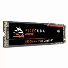 Ssd Seagate Firecuda 530 1 Tb, M.2, Pci Express 4.0 Lectura 7300 Mb/s, Escritura 6000 Mb/s